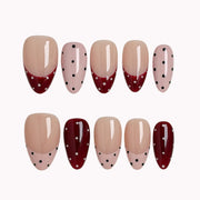 Burgundy Dot Reverie