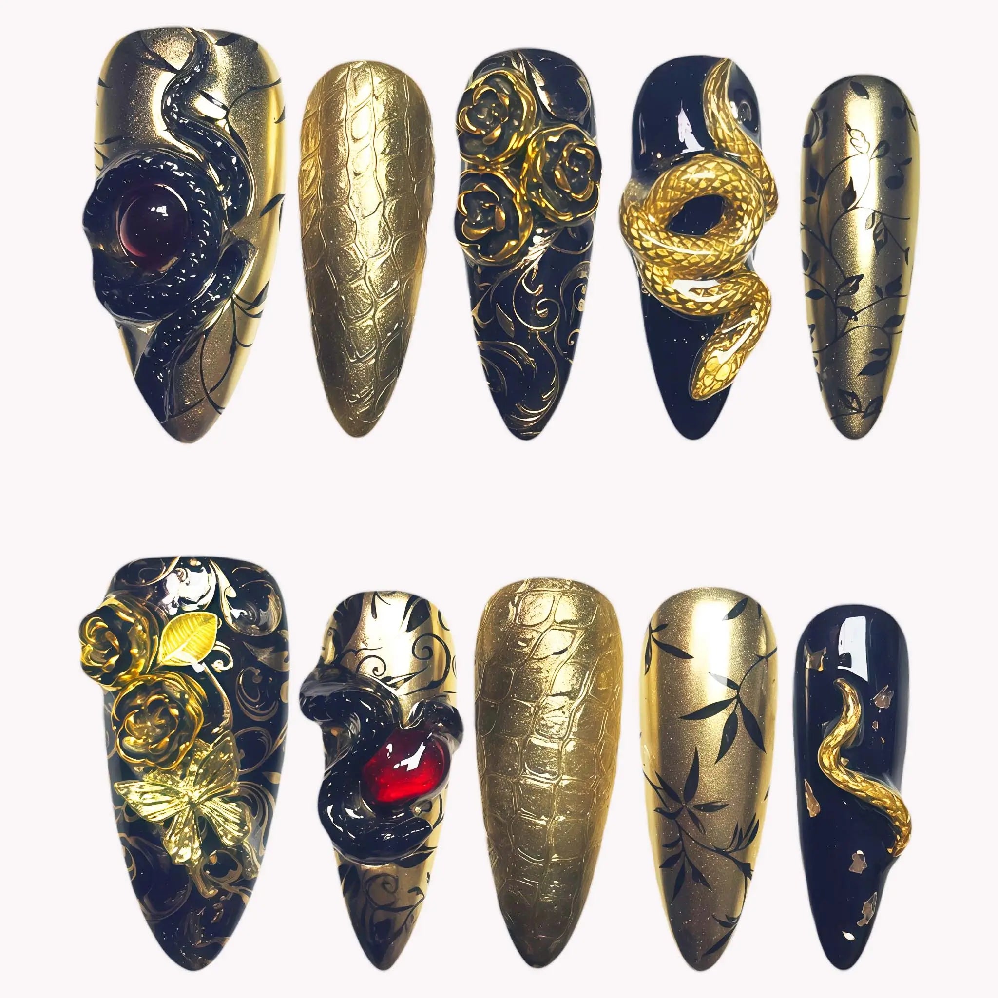 Premium Press On Nails 88503D - Image 1