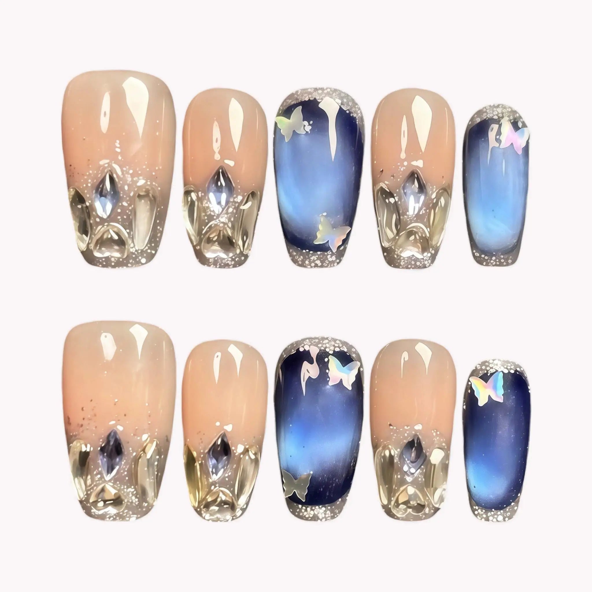 Sapphire Butterfly Nocturne - Image 1