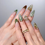 Olive Gilded Mirage