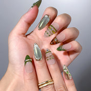 Olive Gilded Mirage