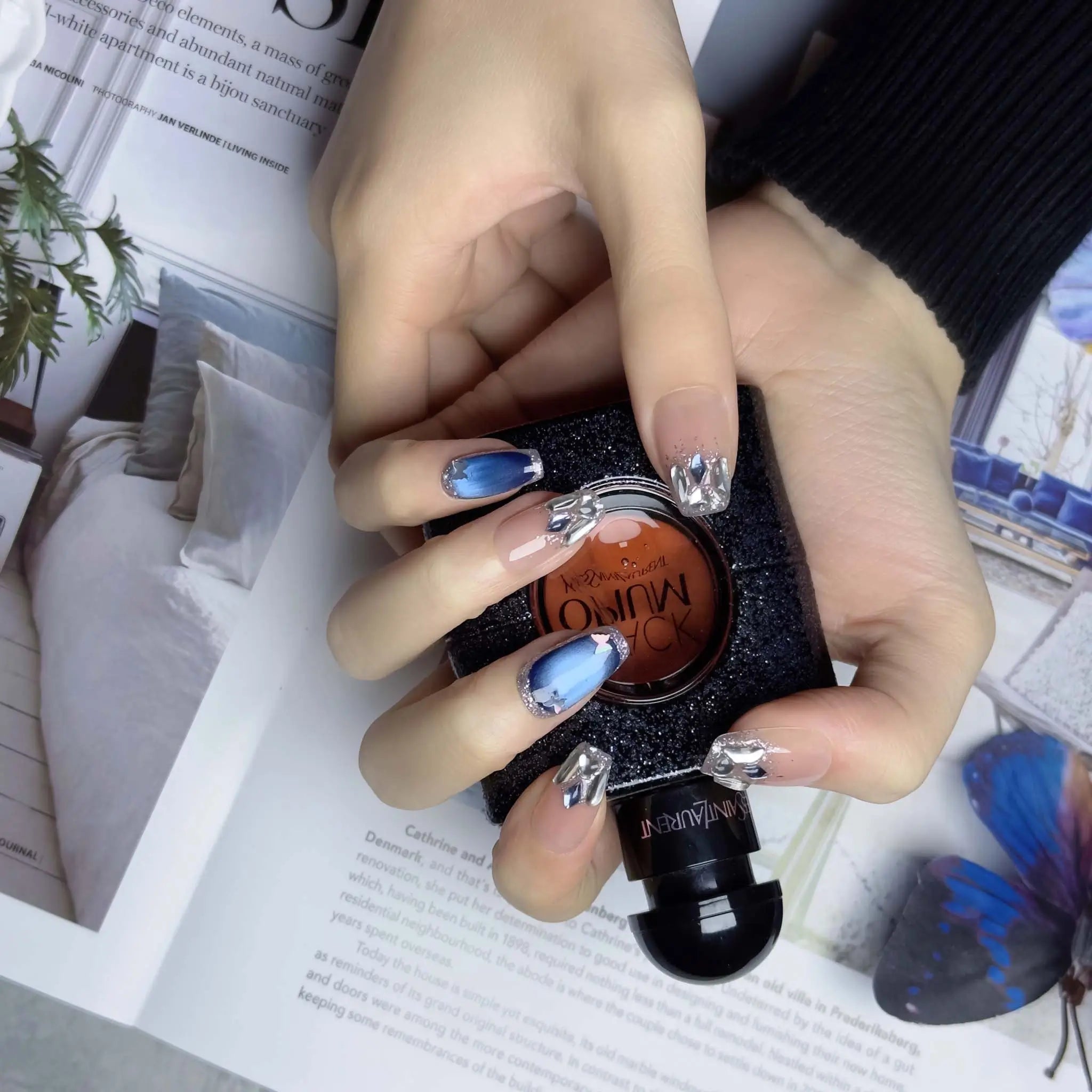 Sapphire Butterfly Nocturne - Image 4