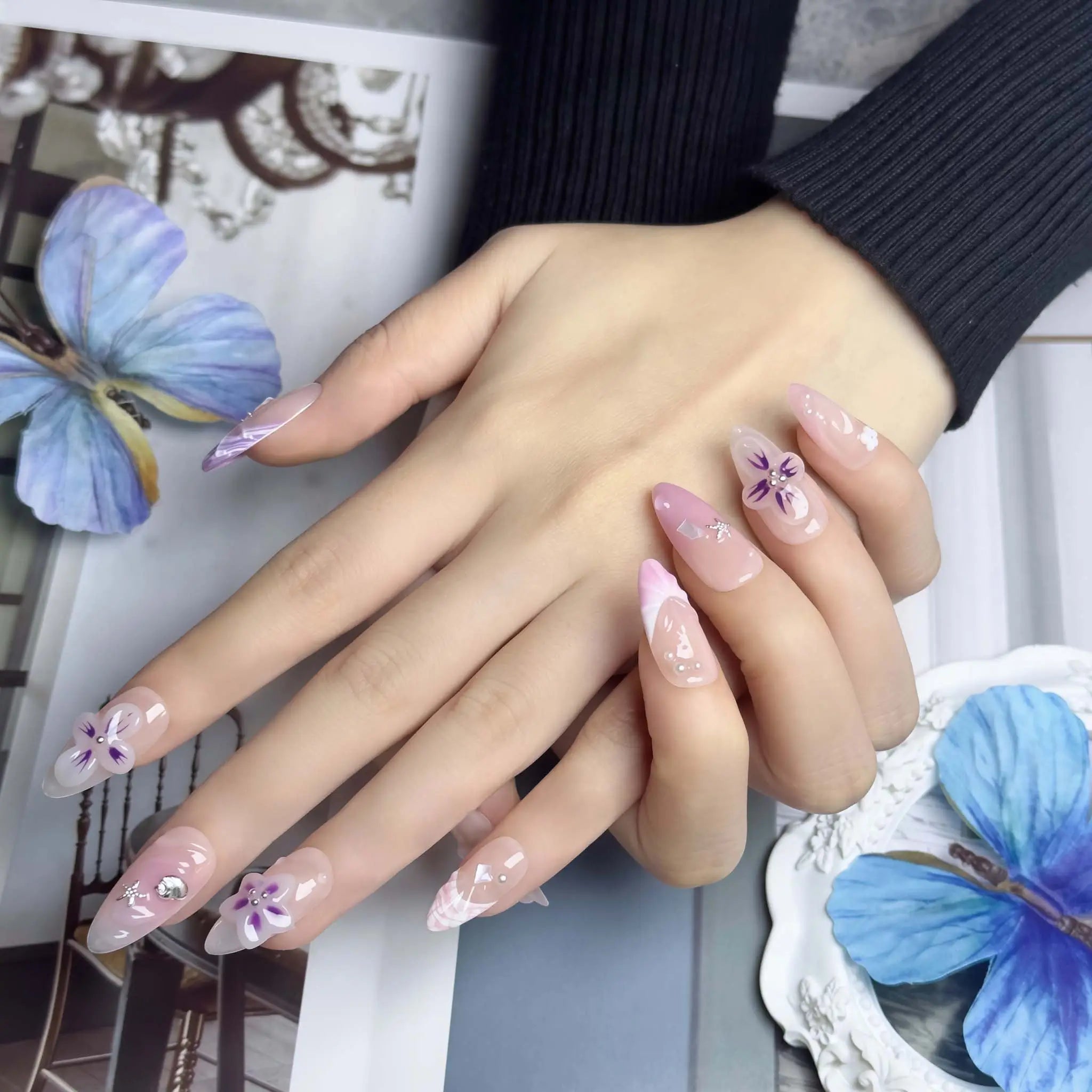 Premium Press On Nails E13044 - Image 2