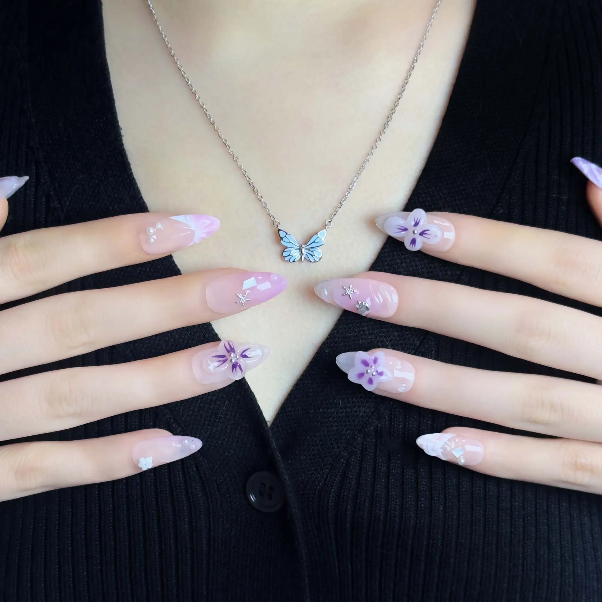 Premium Press On Nails E13044 - Image 4