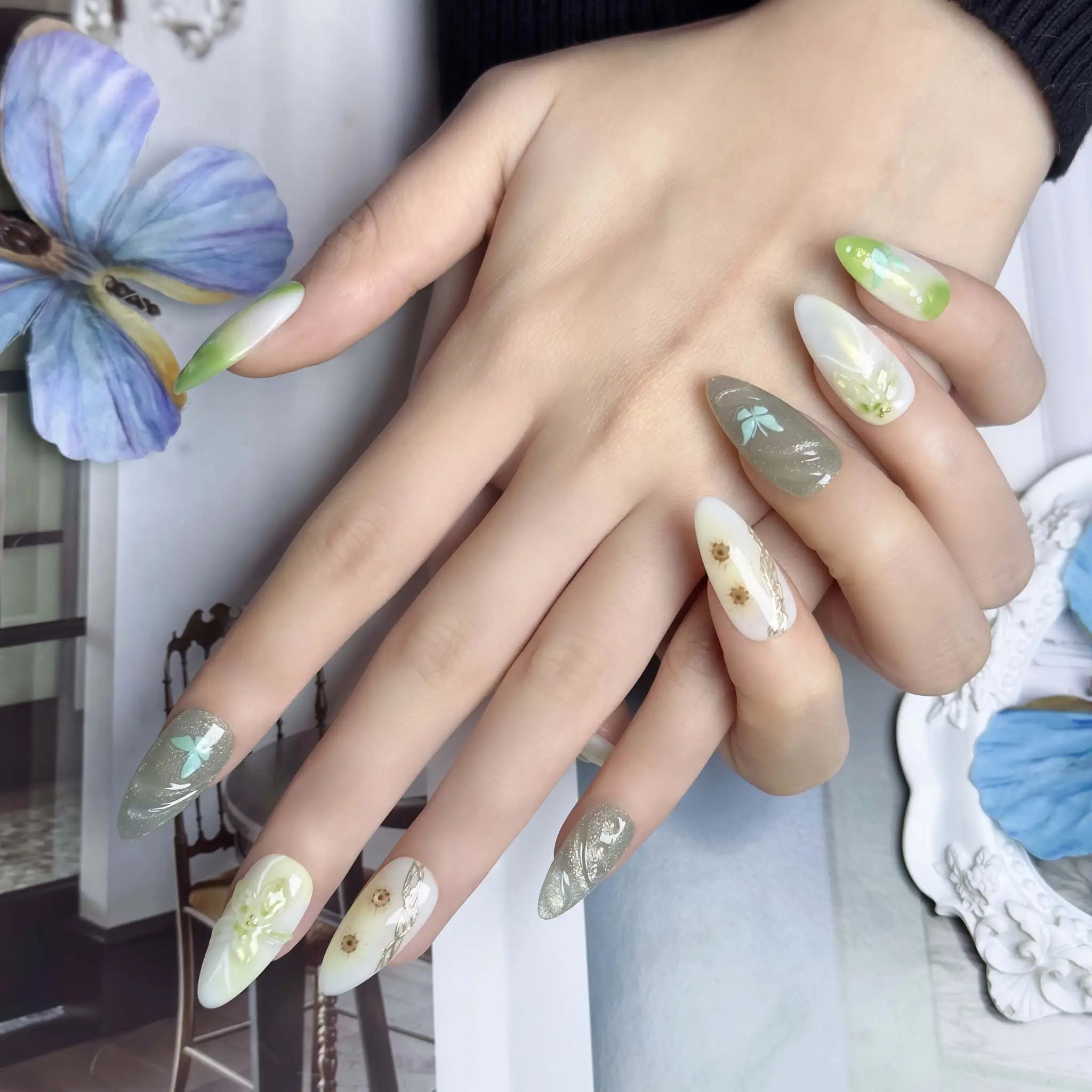 Premium Press On Nails 15E6CC - Image 3