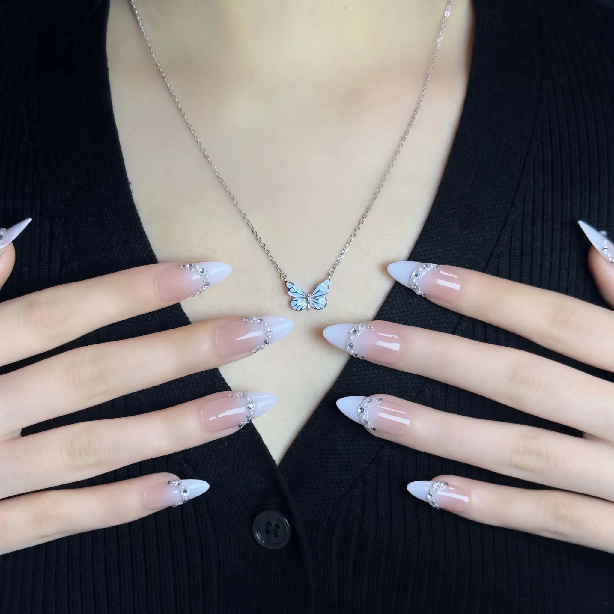 Premium Press On Nails B8D2F9 - Image 2