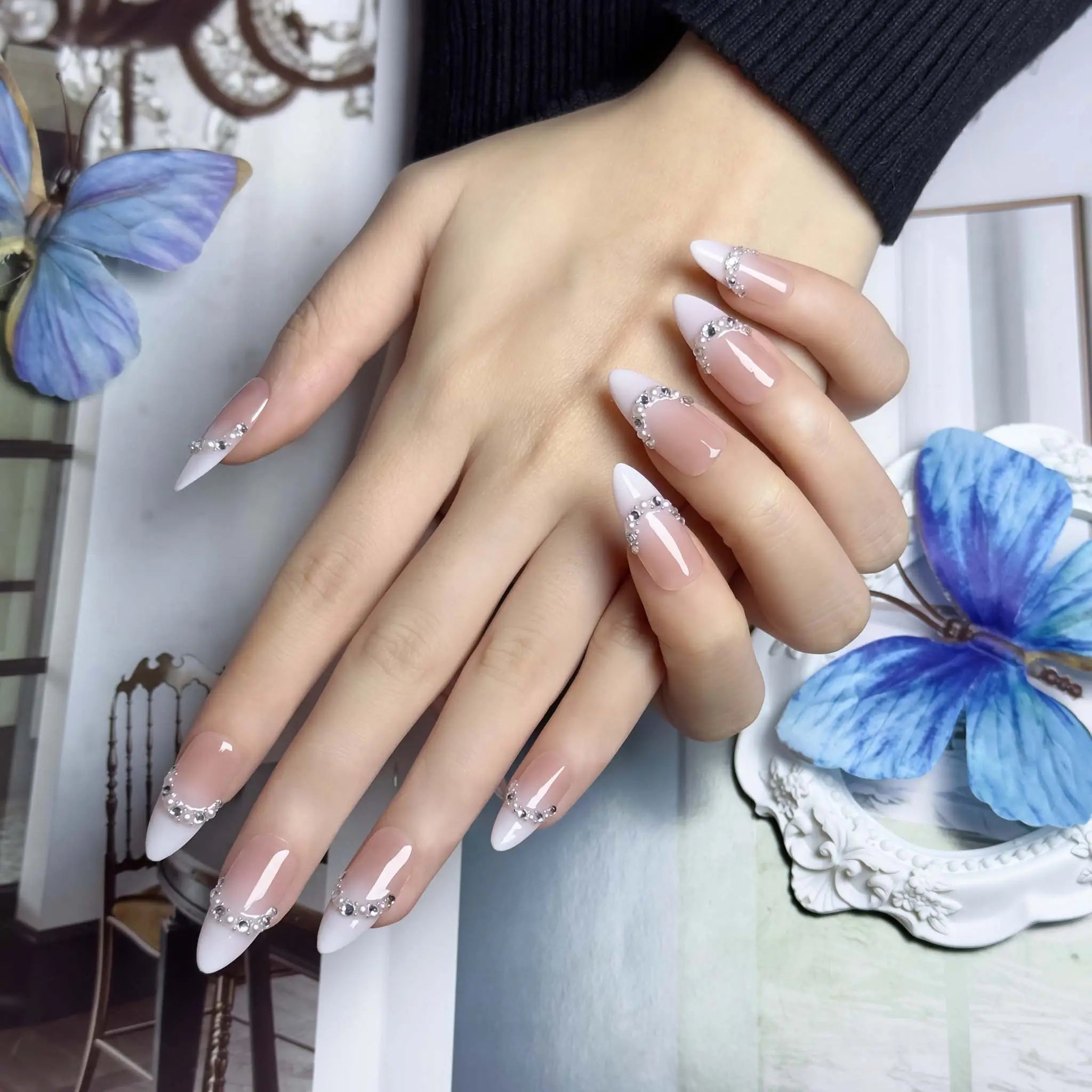 Premium Press On Nails B8D2F9 - Image 3