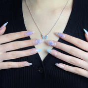 Premium Press On Nails 1B90BA - Image 4