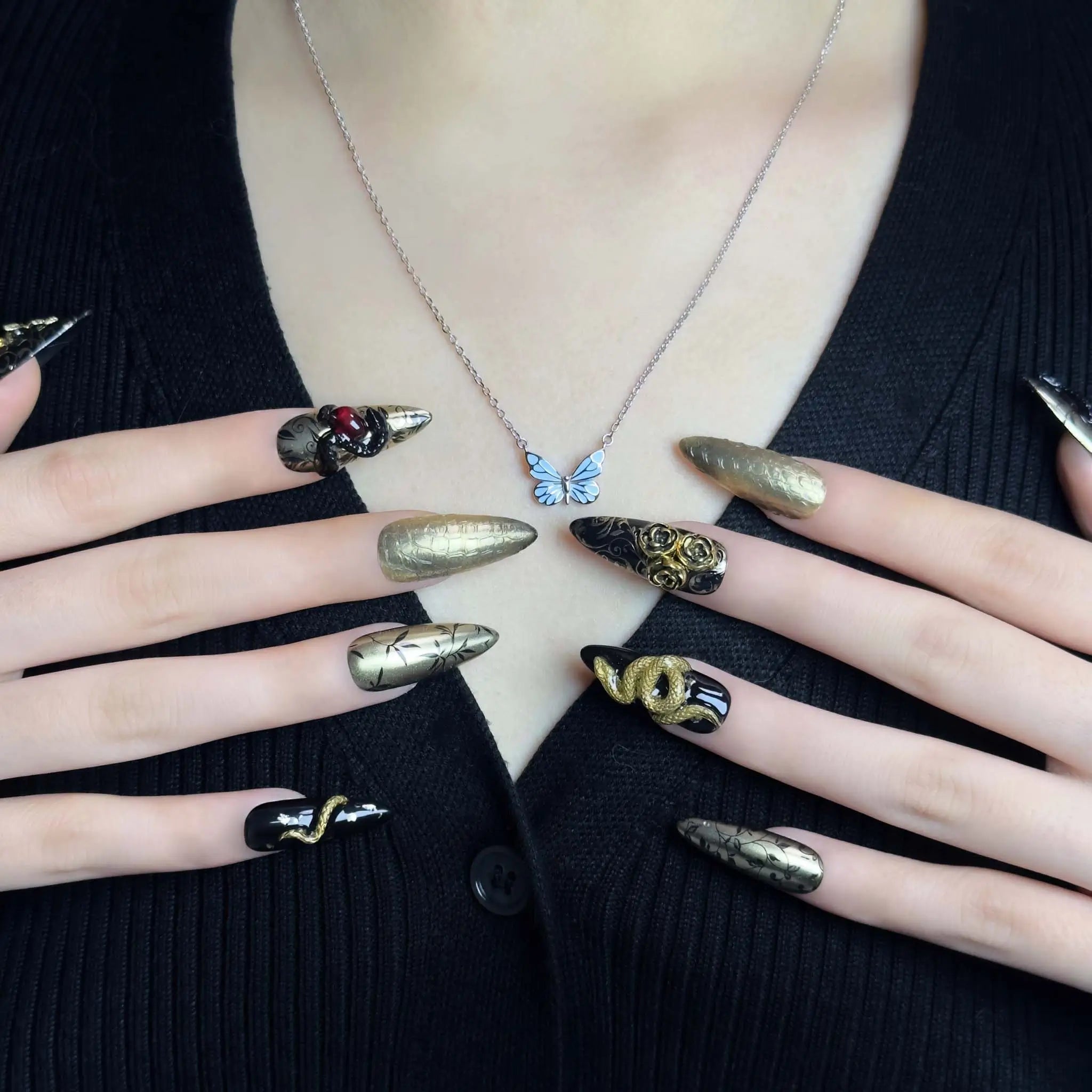 Premium Press On Nails 88503D - Image 4