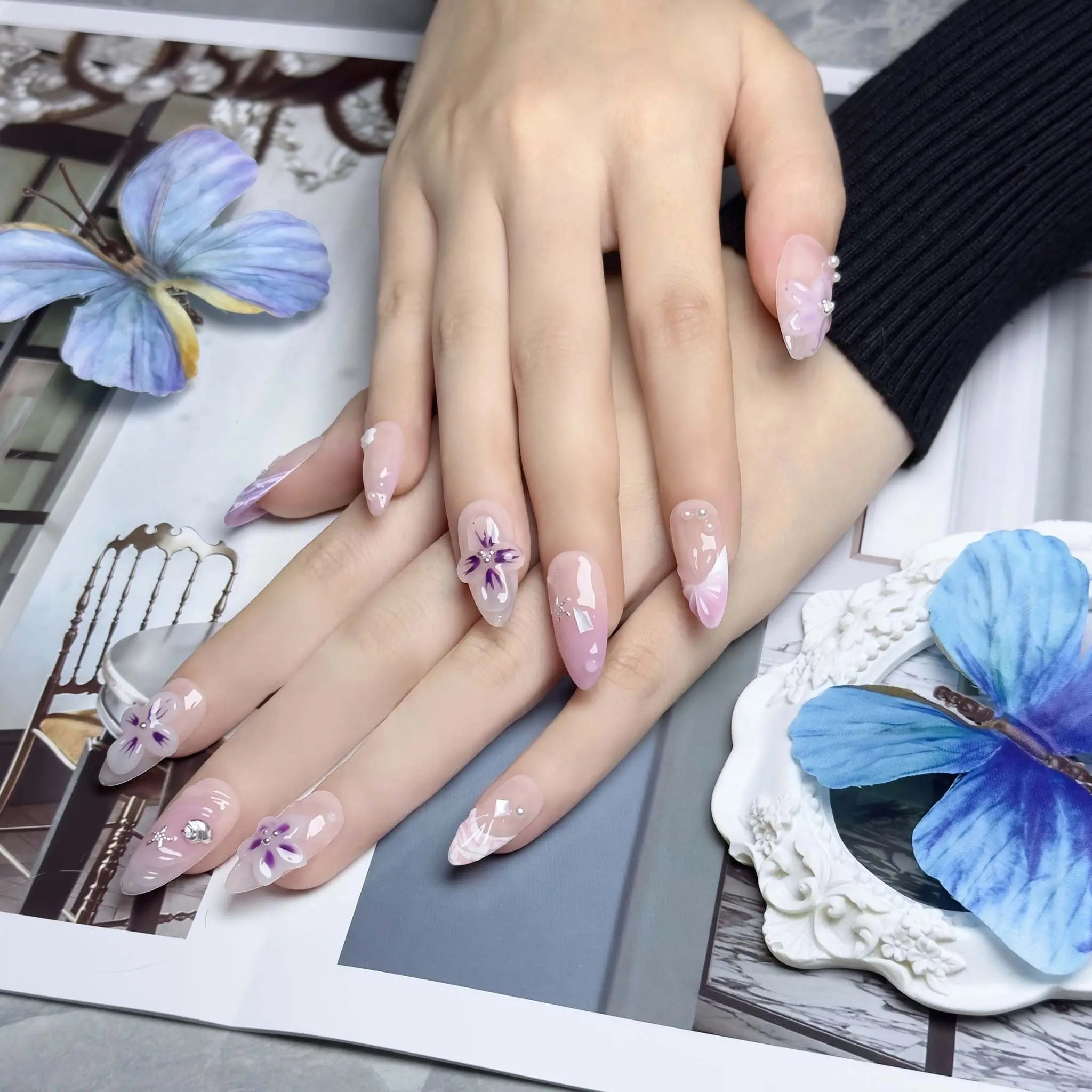 Premium Press On Nails E13044 - Image 5