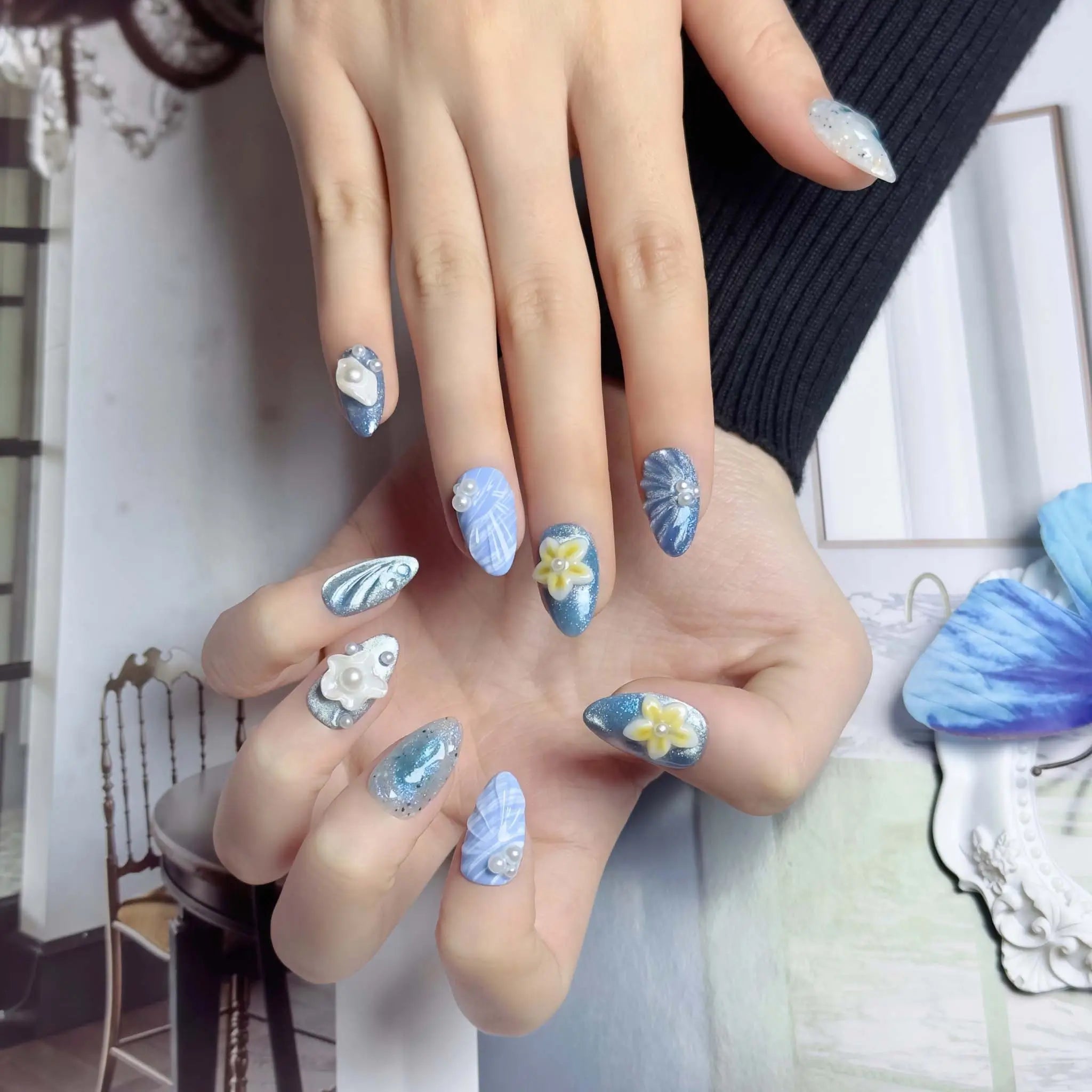 Premium Press On Nails 6BCDD1 - Image 6