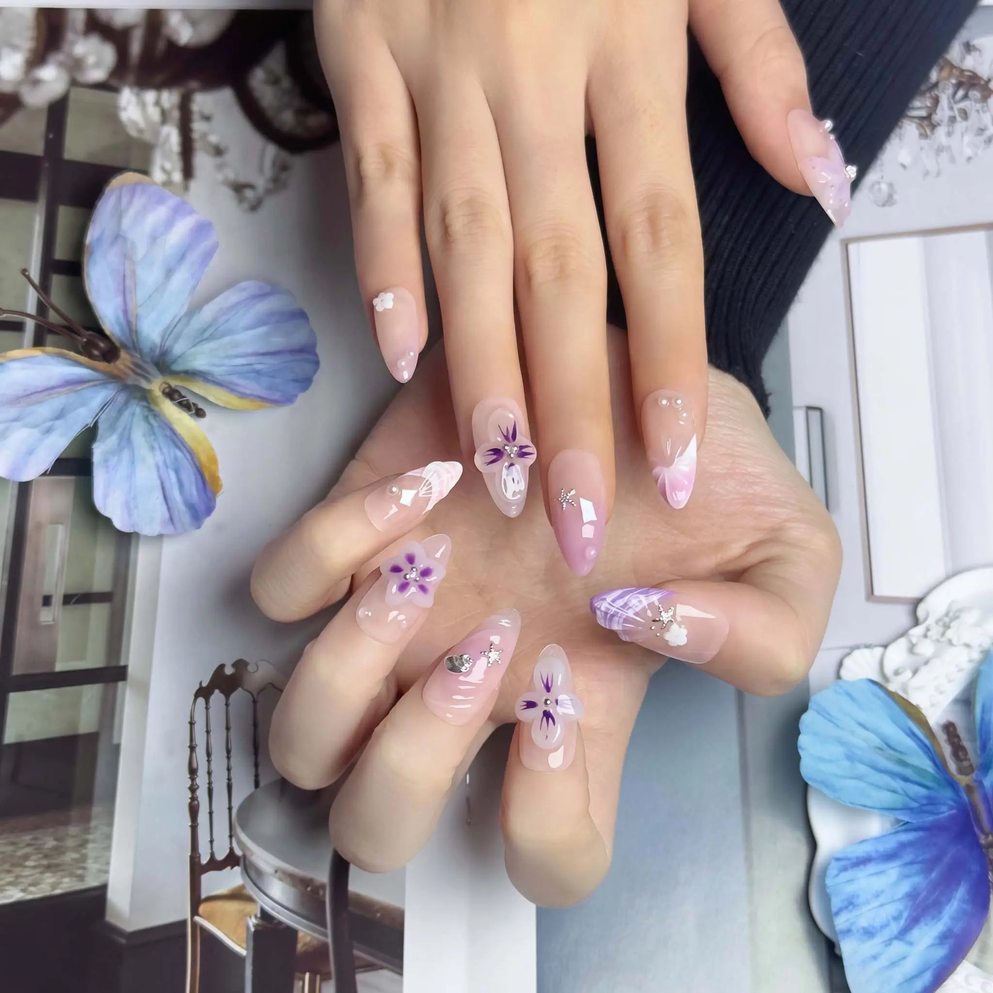 Premium Press On Nails E13044 - Image 6