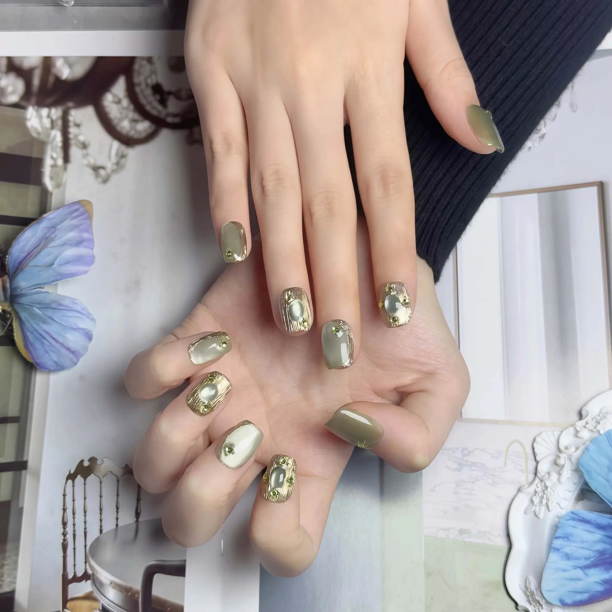 Premium Press On Nails 46A6FB - Image 6