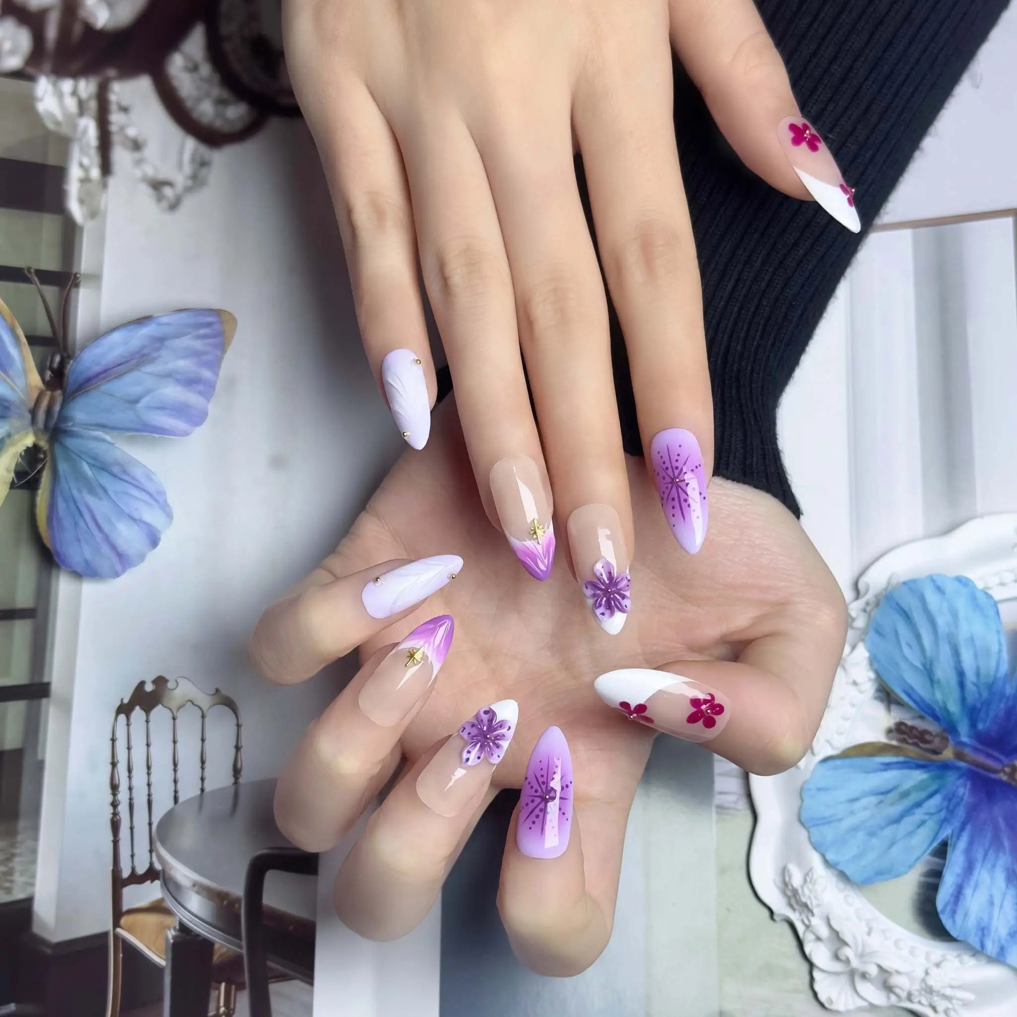 Premium Press On Nails 1827BA - Image 6