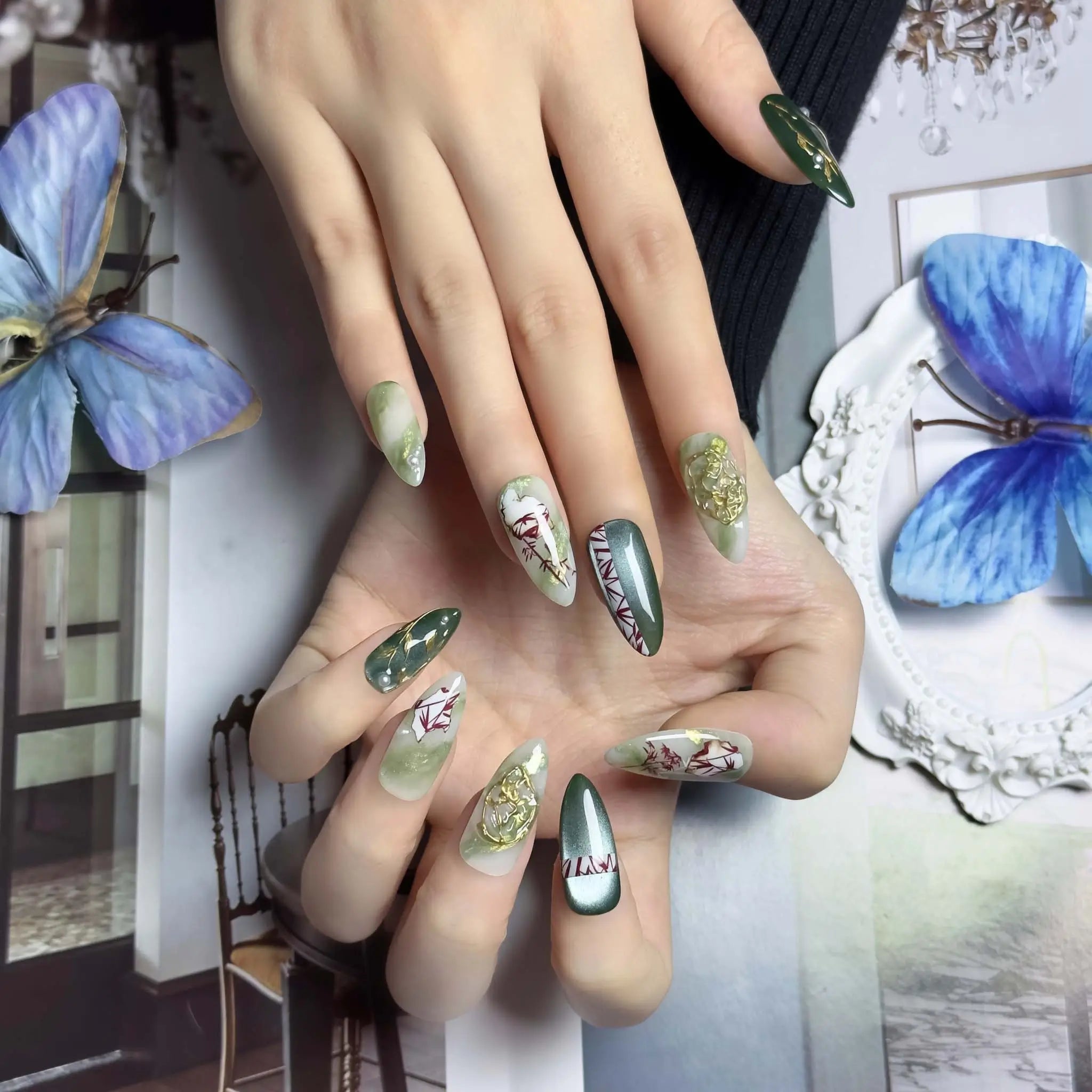 Premium Press On Nails 8D105B - Image 6